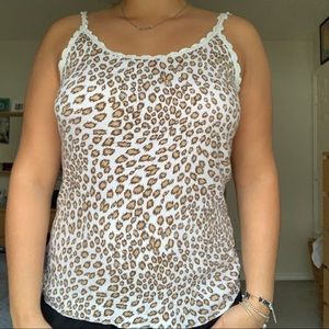 Lucky Brand Leopard Tank Top